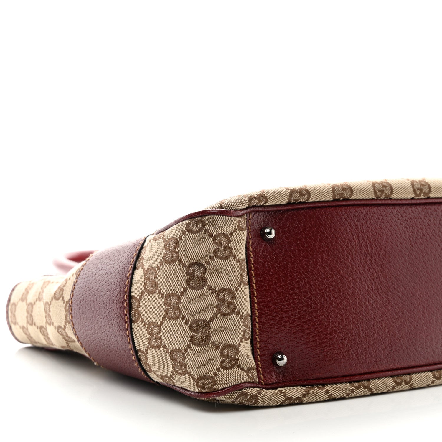 Gucci Monogram Shoulder Bag Red 9 of 12