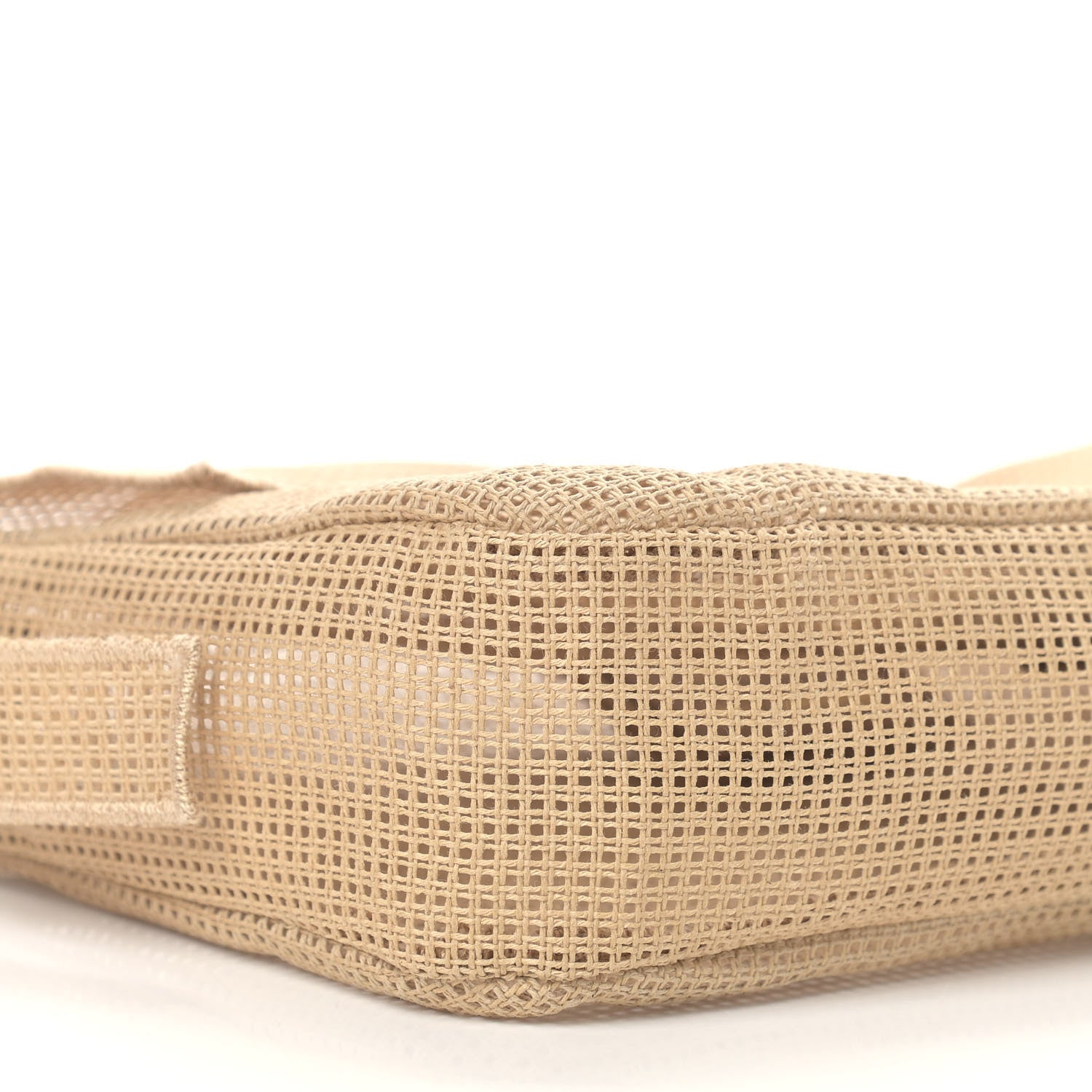 Fendi Cotton Lambskin Baguette With Embroidery Kit Naturale 8 of 13