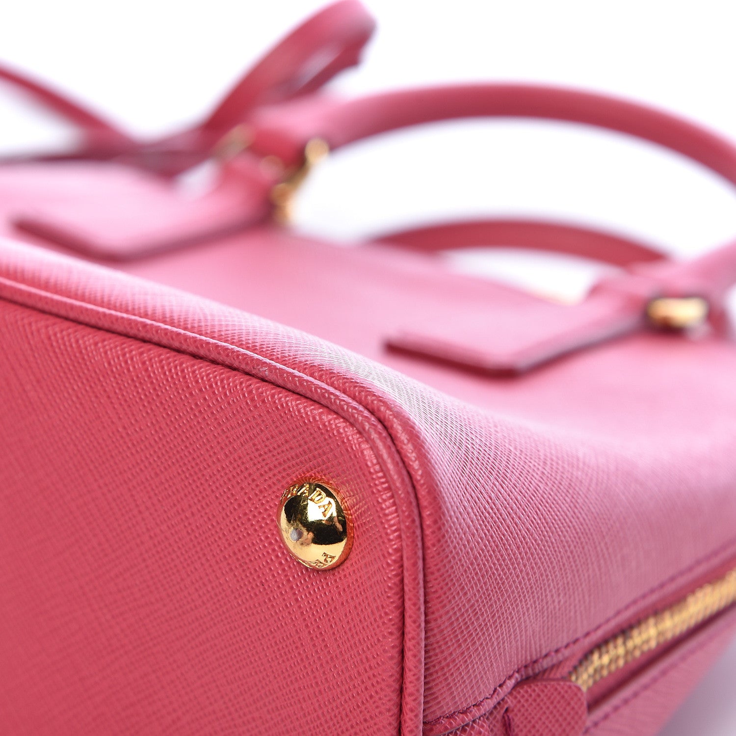 Prada Saffiano Lux Small Promenade Tote Fuxia 14 of 14