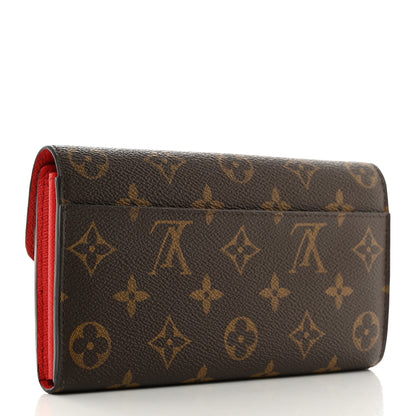 Louis Vuitton Monogram Sarah Wallet NM Coquelicot 3 of 6