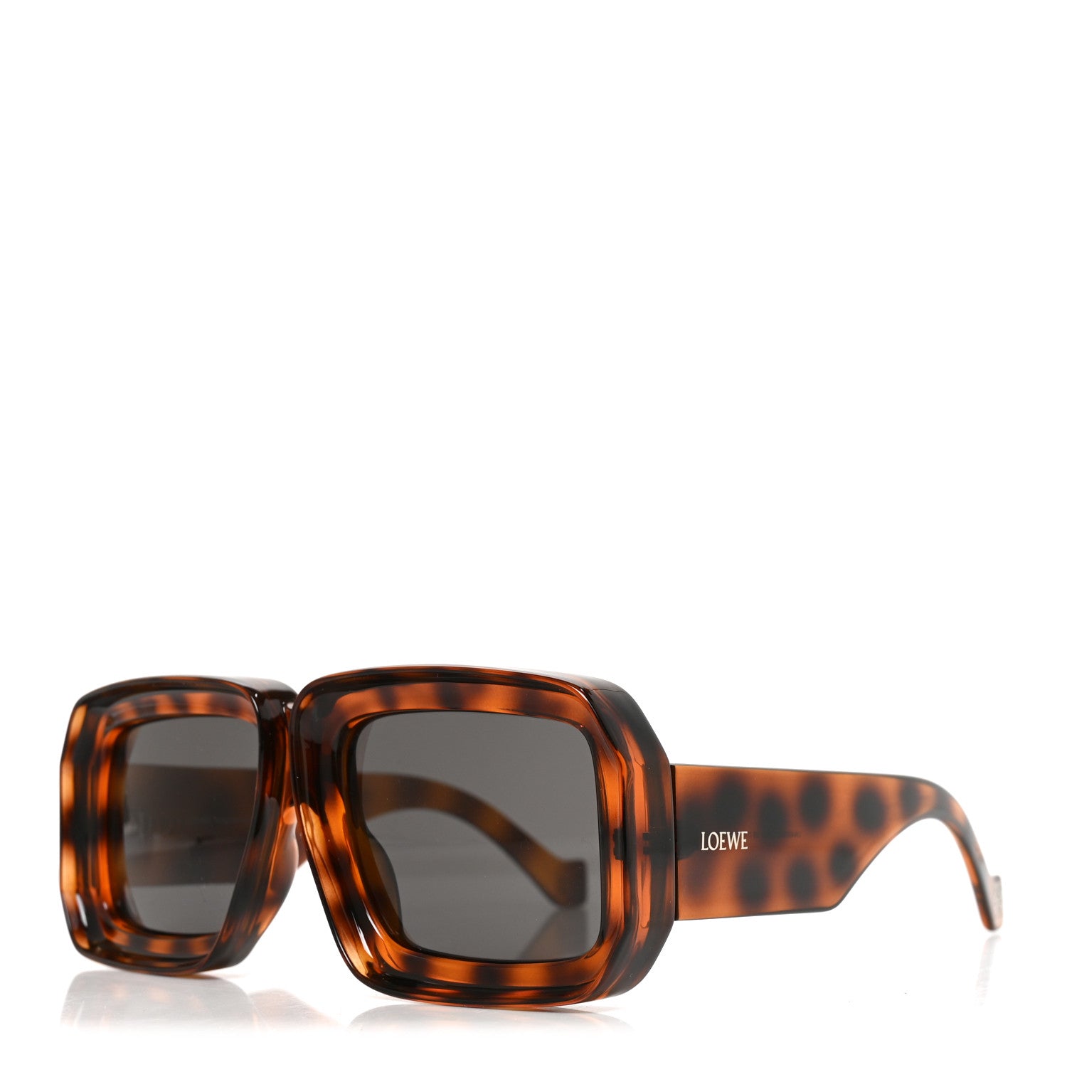 Loewe Acetate Paula's Ibiza Dive In Mask Sunglasses LW40064U Light Havana 1 of 7