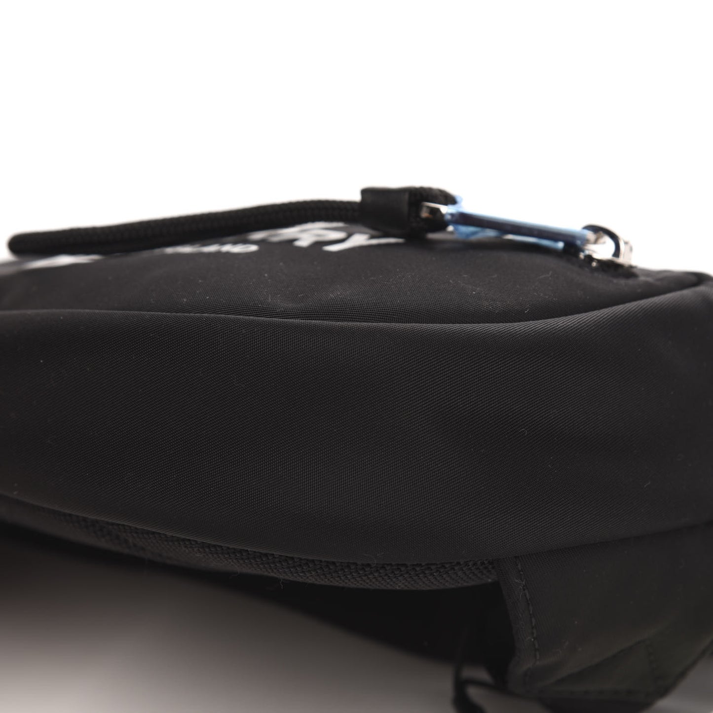 Econyl Logo Print Small Cannon Bum Bag Black