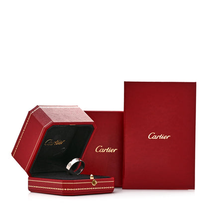 Cartier 18K White Gold 5.5mm LOVE Ring 60 9 5 of 5
