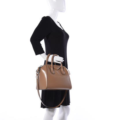 Givenchy Shiny Lord Calfskin Small Antigona Dark Beige 3 of 10