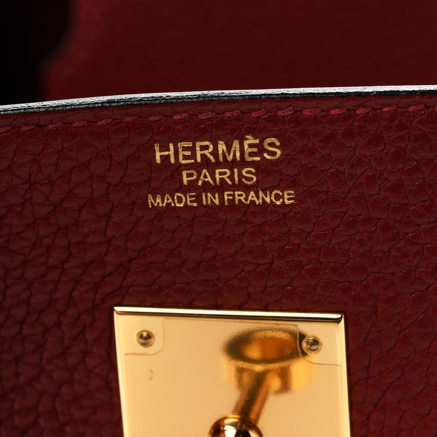 Taurillon Clemence Birkin 30 Rouge H