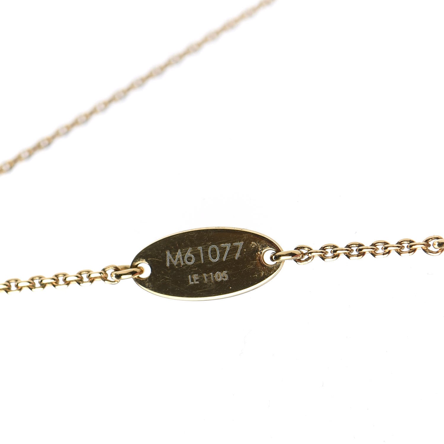 Louis Vuitton LV And Me Letter V Necklace Gold 6 of 7