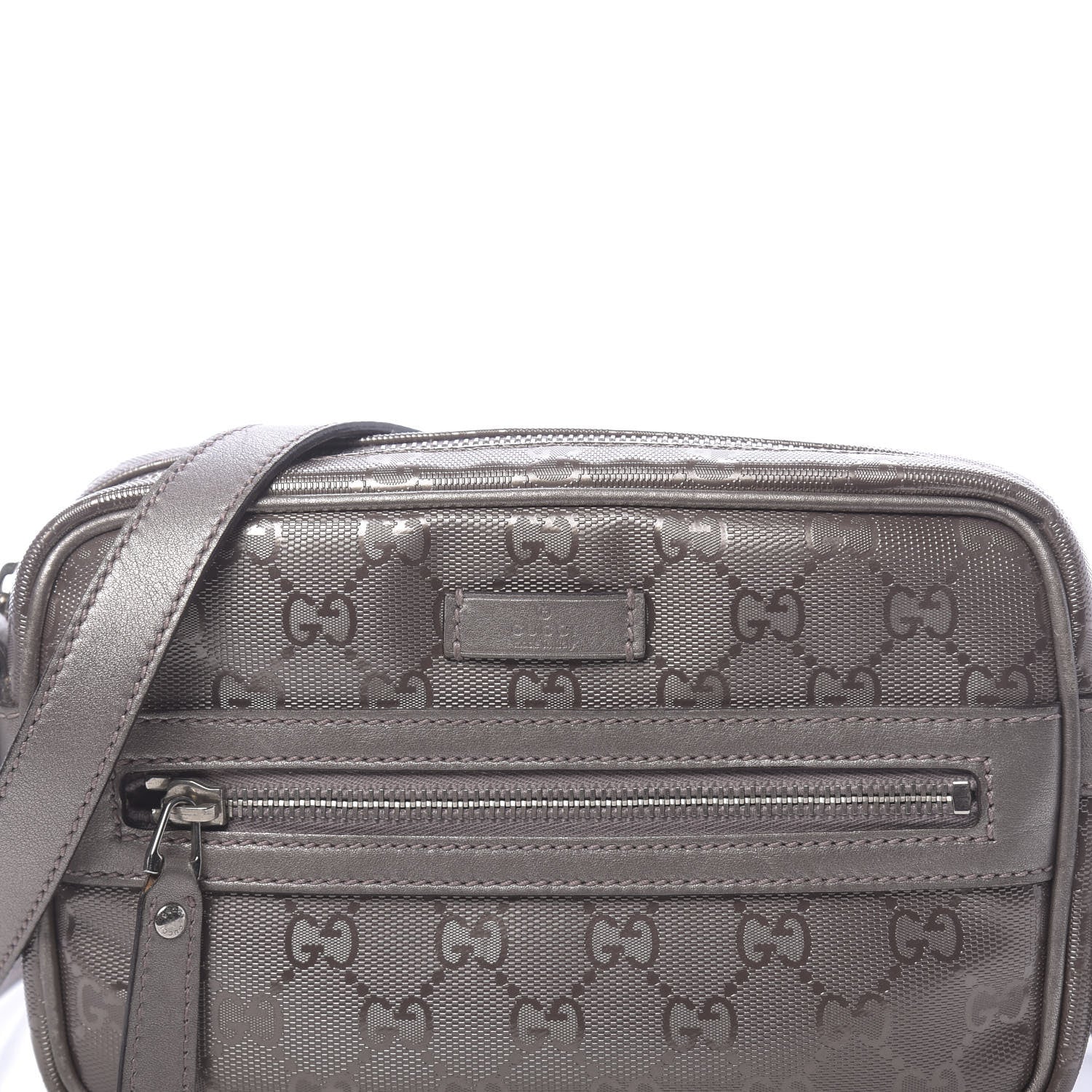 Gucci Imprime Monogram Small Shoulder Bag Silver 10 of 10