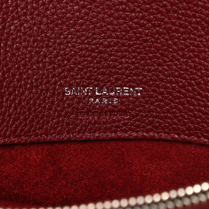 Saint Laurent Grained Calfskin Small Supple Sac De Jour Dark Pallisandre 6 of 10