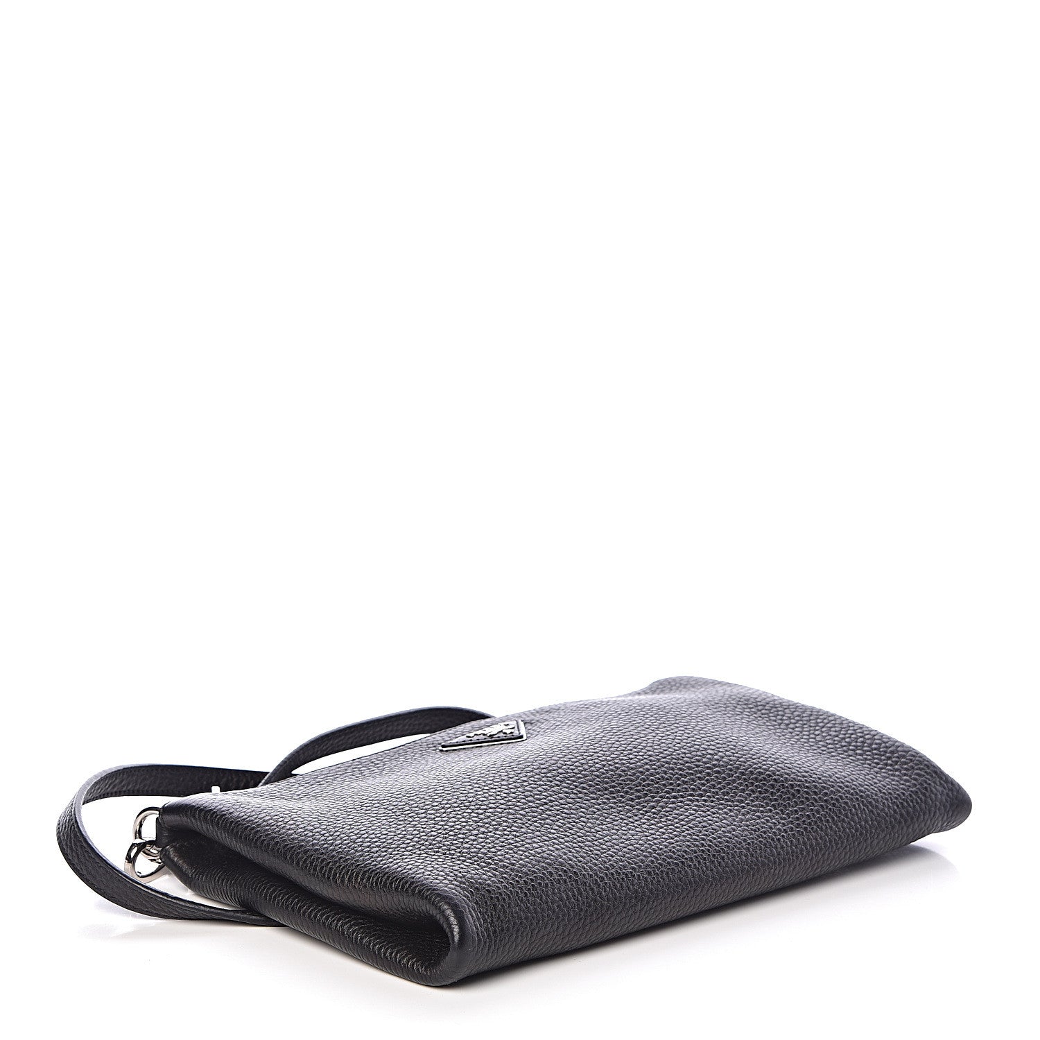 Prada Vitello Daino Crossbody Bag Black 4 of 9