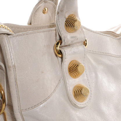 Balenciaga Agneau Giant 21 Gold Hardware City White 8 of 16