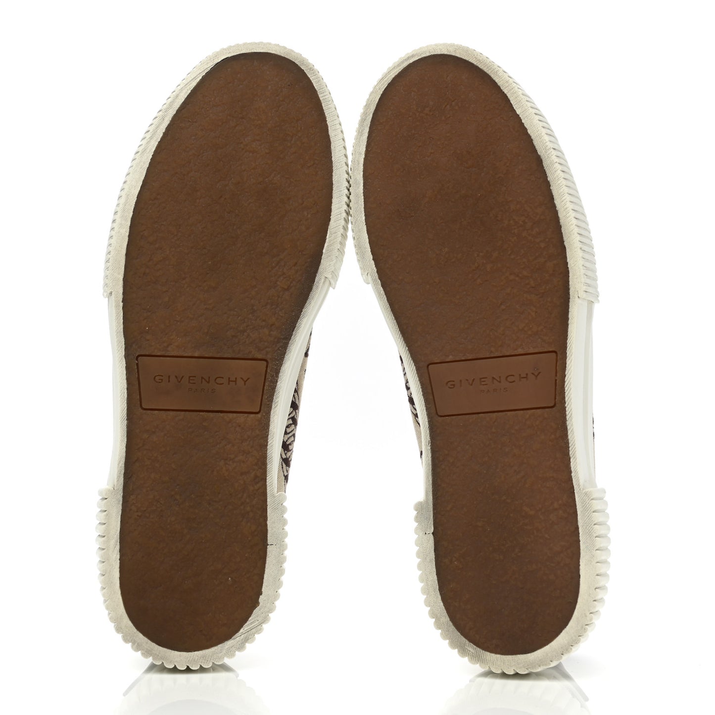 Canvas Chain Logo Printed Womens Tennis Sneakers 38 Beige Brown