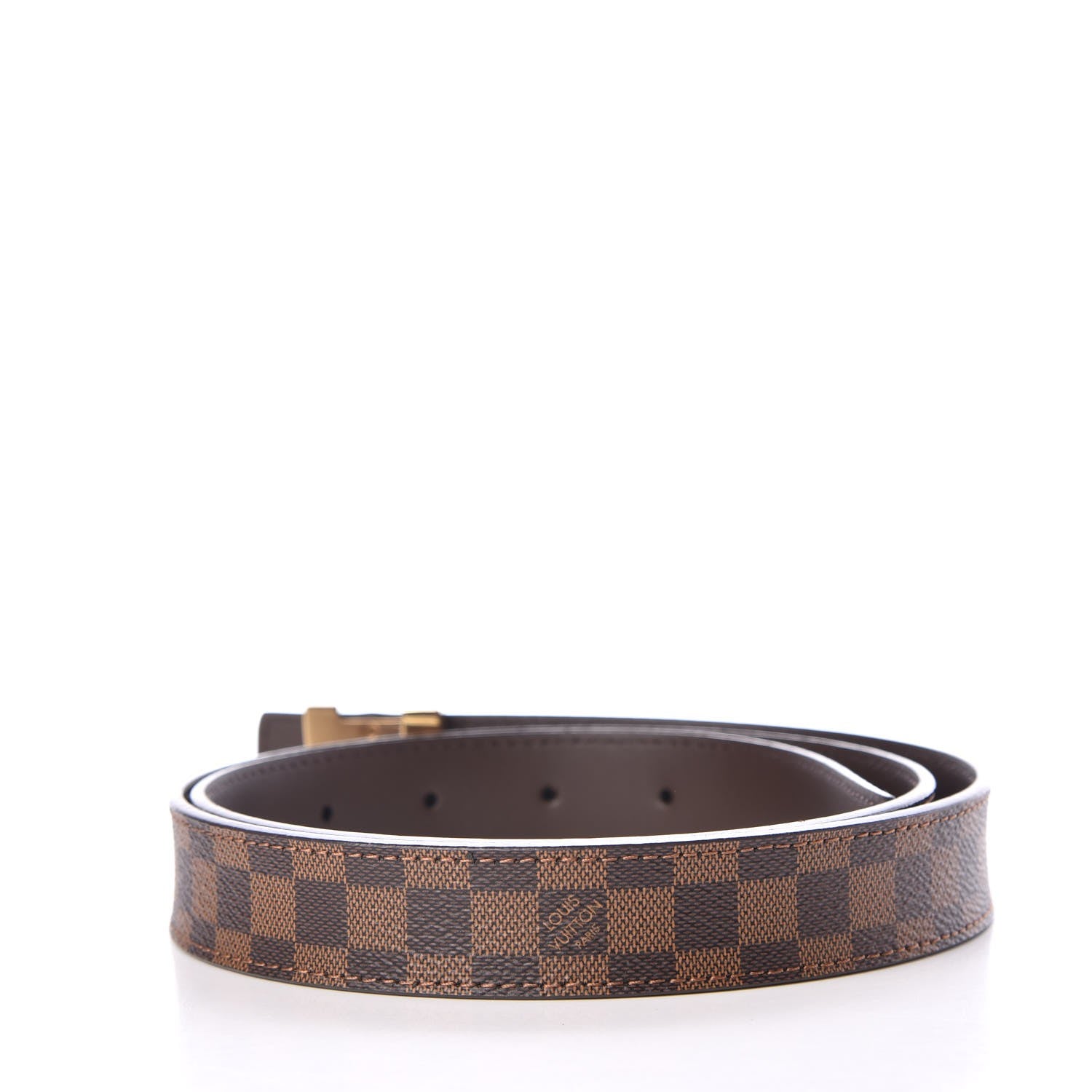 Louis Vuitton Mini Damier Ebene 25mm LV Initiales Belt 90 36 3 of 8