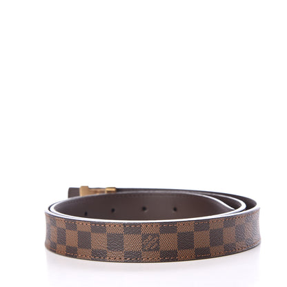 Louis Vuitton Mini Damier Ebene 25mm LV Initiales Belt 90 36 3 of 8