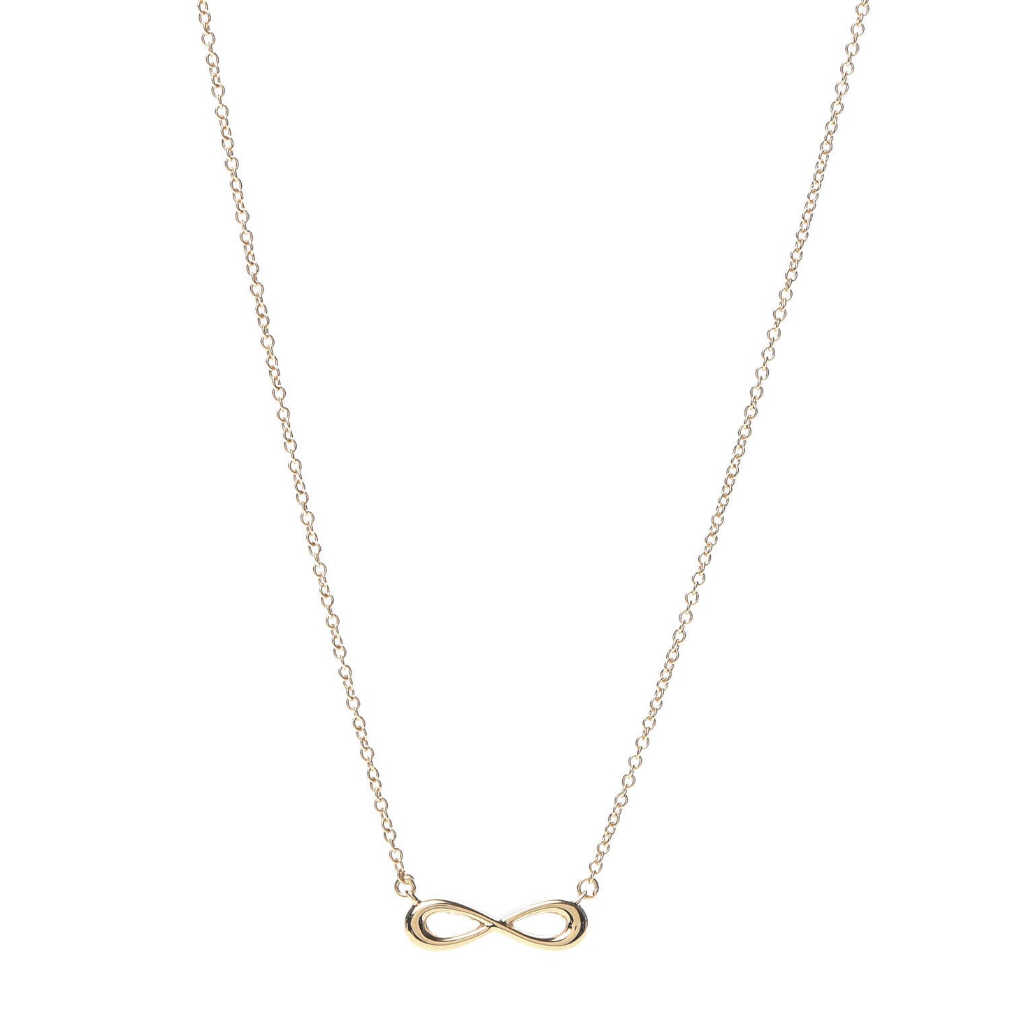 18K Rose Gold Infinity Pendant Necklace