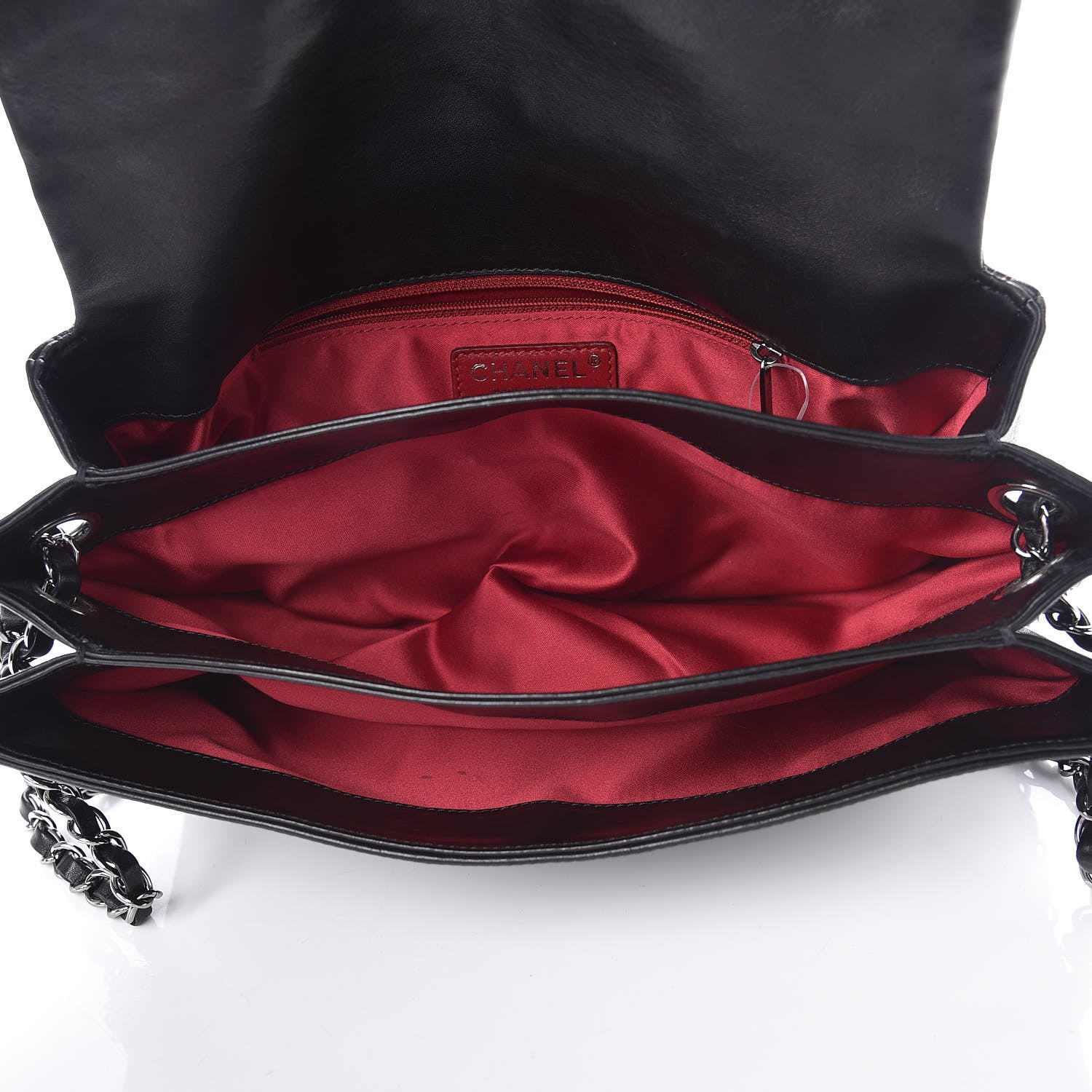 Chanel Lambskin Tweed Large Camellia Petals Flap Black 5 of 19