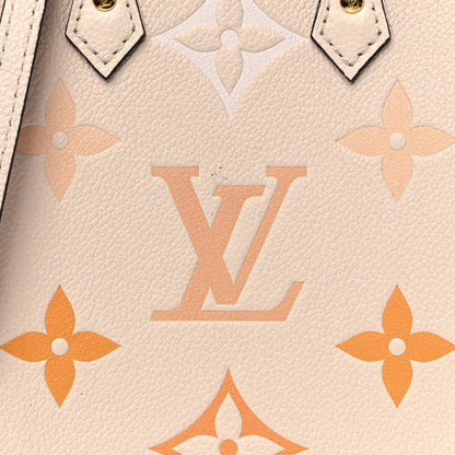 Louis Vuitton Empreinte Monogram Giant By The Pool Petit Sac Plat Cream Saffron 7 of 12