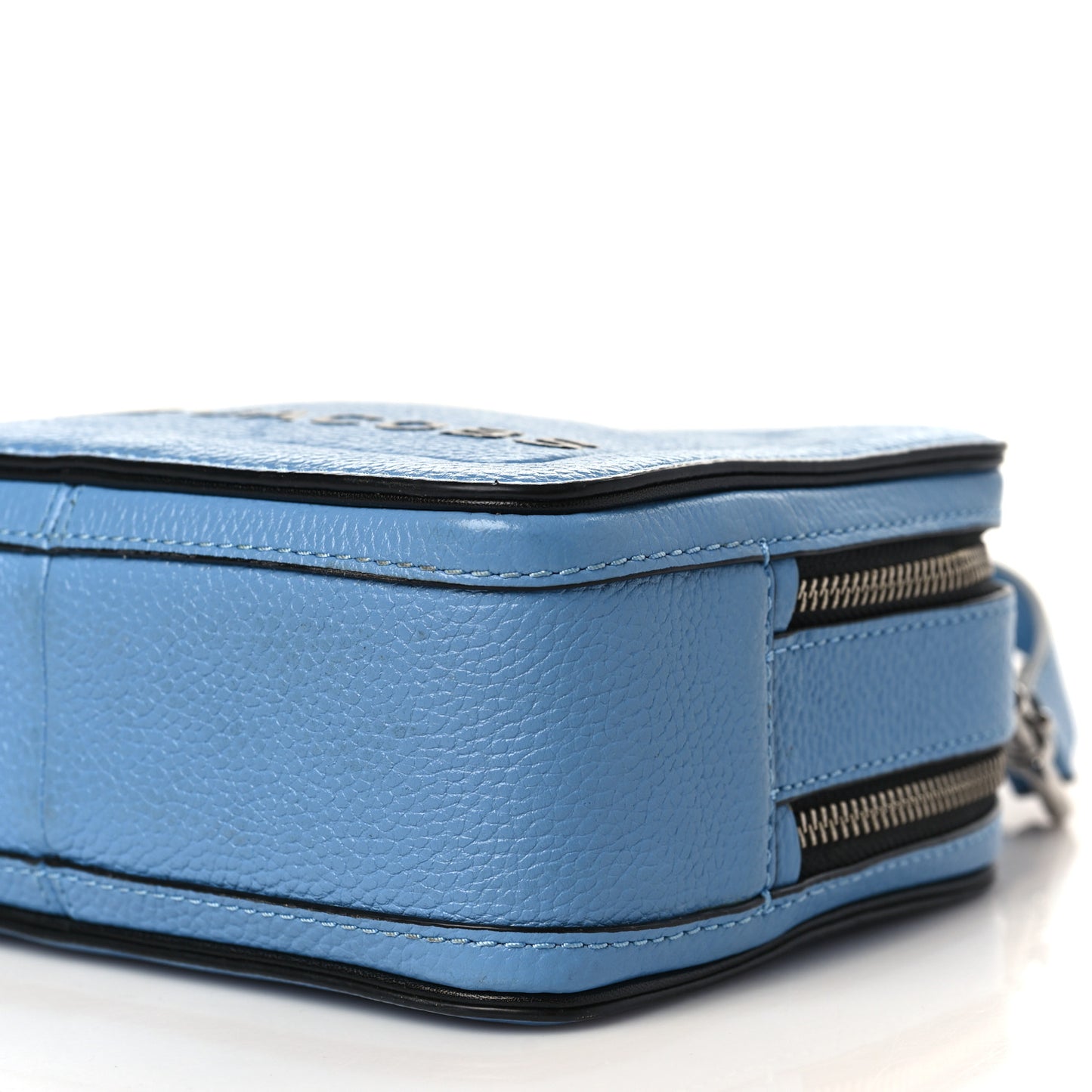Calfskin The Box 20 Crossbody Aquaria Blue