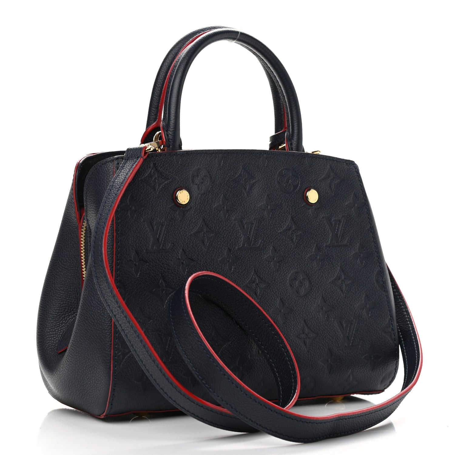 Louis Vuitton Empreinte Montaigne BB Marine Rouge 3 of 11