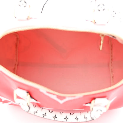 Louis Vuitton Monogram Giant Speedy Bandouliere 30 Rouge 5 of 10