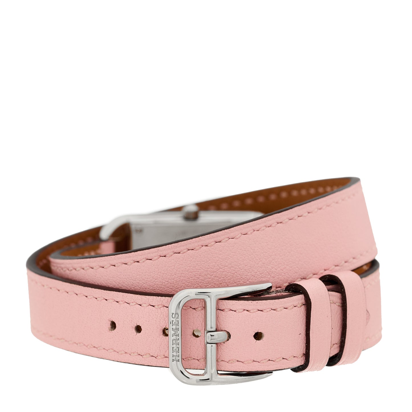 Stainless Steel Swift Diamond Pink Sapphire Mother of Pearl 23mm Cape Cod Double Tour Quartz Watch Rose Sakura