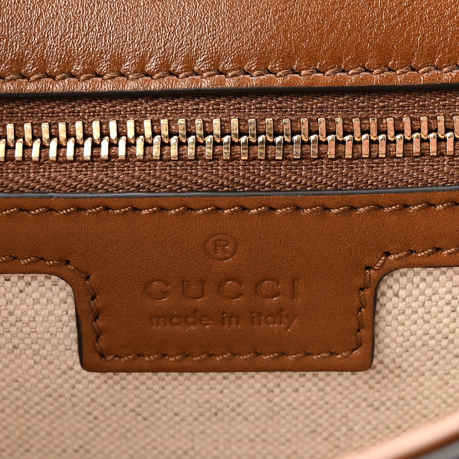 Gucci Suede Calfskin Blondie Medium Shoulder Bag Light Brown 6 of 10