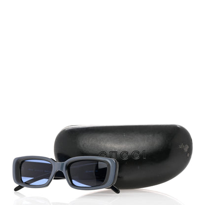 Gucci Acetate Rectangular GG2409 Sunglasses Grey 10 of 10