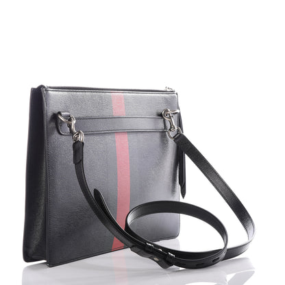 Gucci Calfskin Kingsnake Print Messenger Black 2 of 11