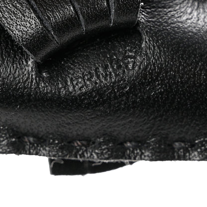 Hermes Milo Lambskin Hippo Bag Charm So Black 3 of 4