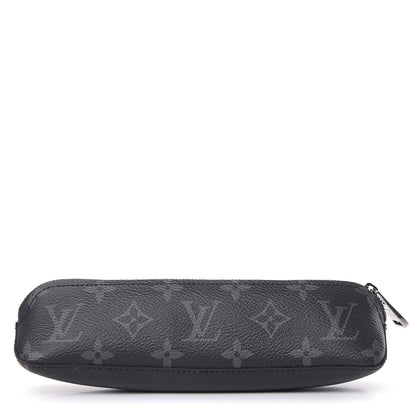Louis Vuitton Monogram Eclipse Elizabeth Pencil Pouch Black 1 of 9