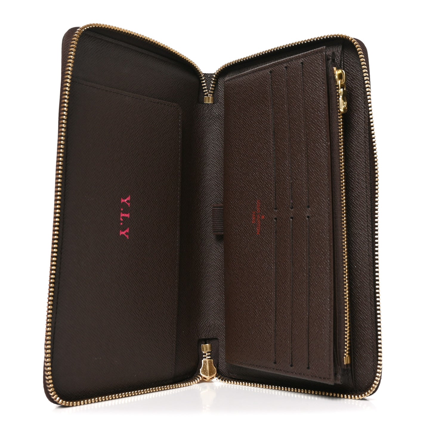 Damier Ebene Zippy Organizer Wallet