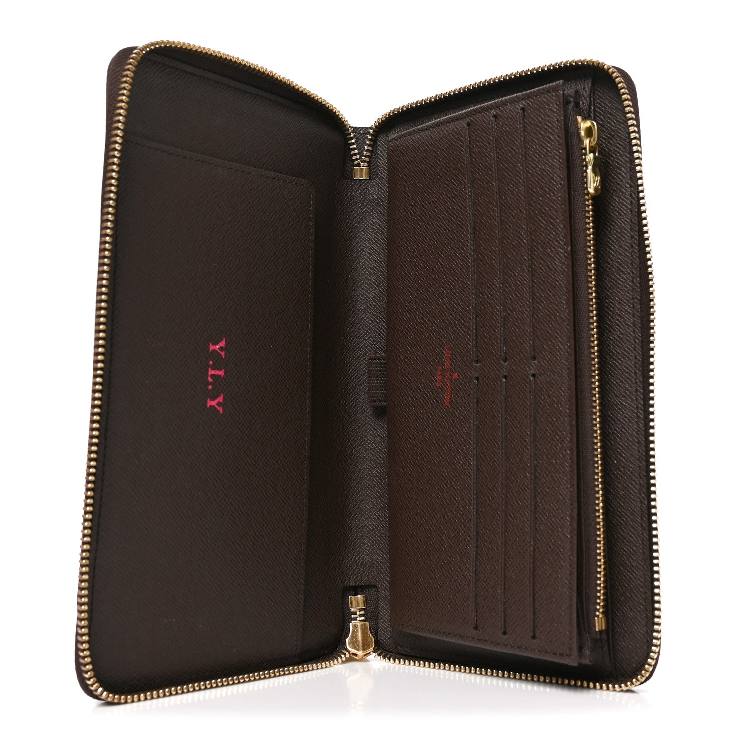 Louis Vuitton Damier Ebene Zippy Organizer Wallet 5 of 8