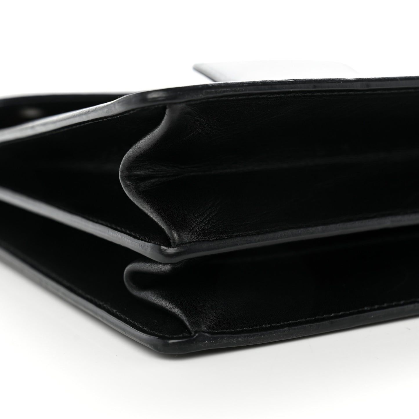 Calfskin Thalia Flap Shoulder Bag Black