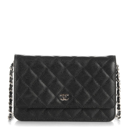 Chanel Caviar Quilted Wallet On Chain WOC Black 1 of 7