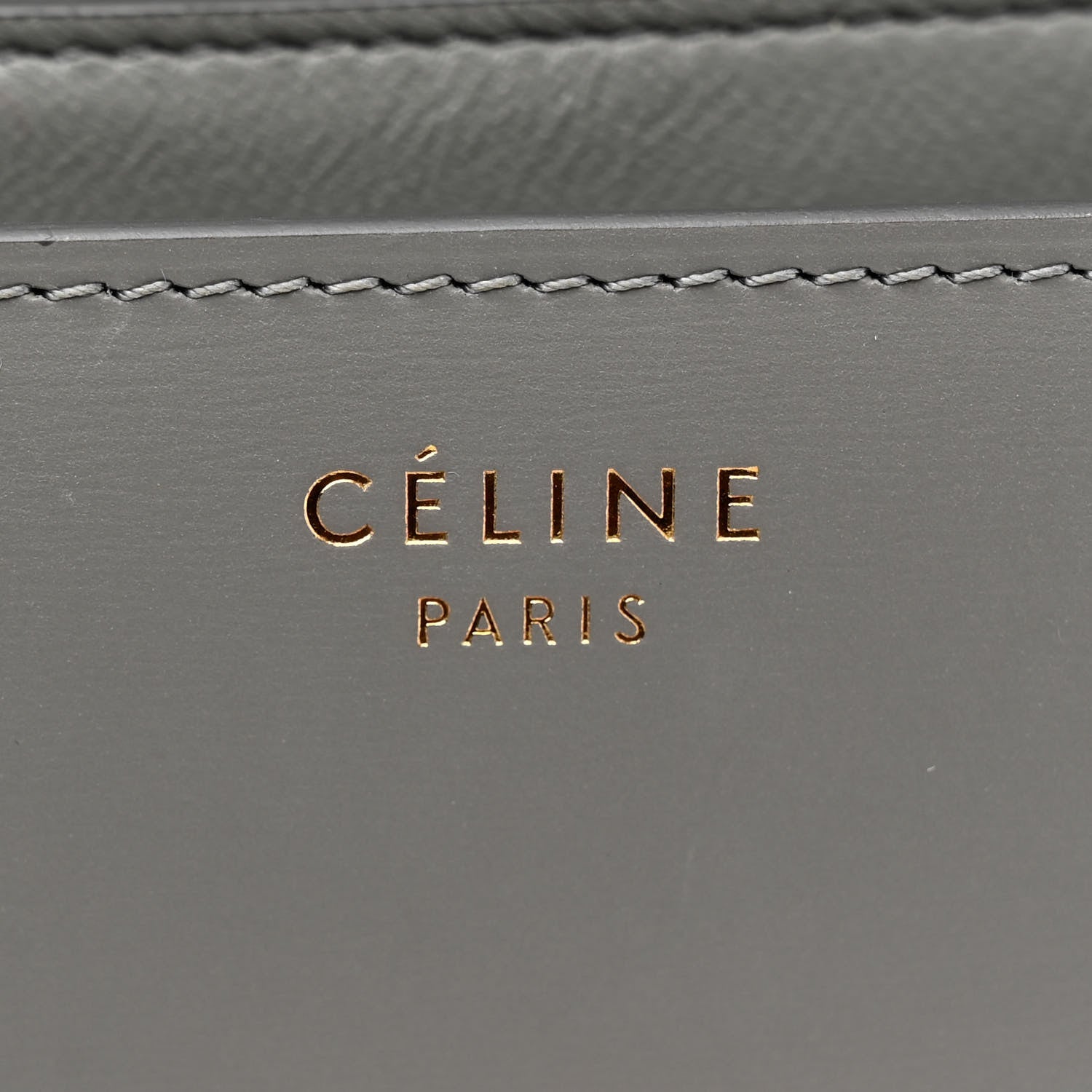 Celine Box Calfskin Medium Classic Box Flap Bag Zinc 6 of 14