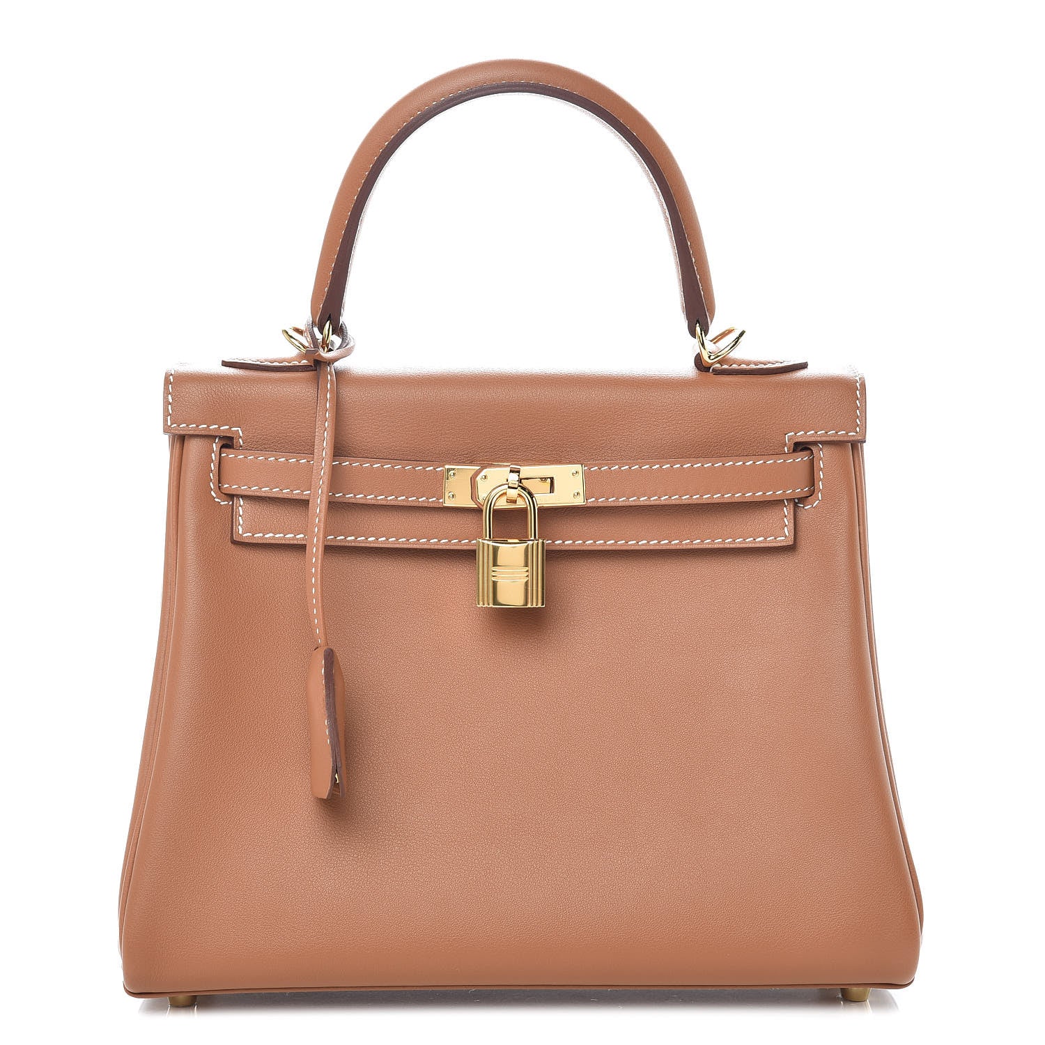 Hermes Swift Kelly Retourne 25 Gold 1 of 37