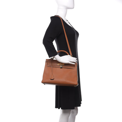 Hermes Togo Kelly Retourne 32 Gold 2 of 13