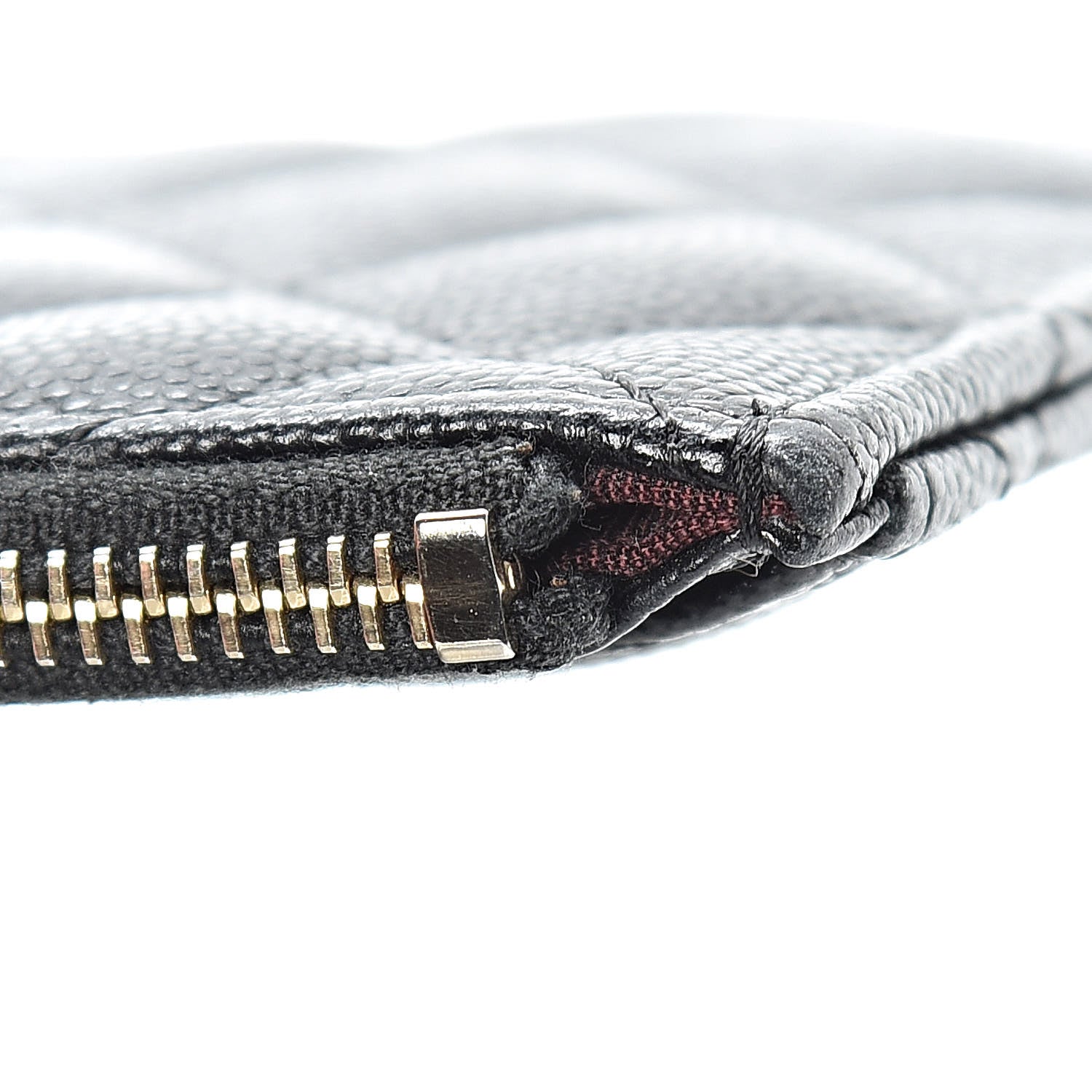 Chanel Caviar Quilted Classic Zip Pouch Black 11 of 12