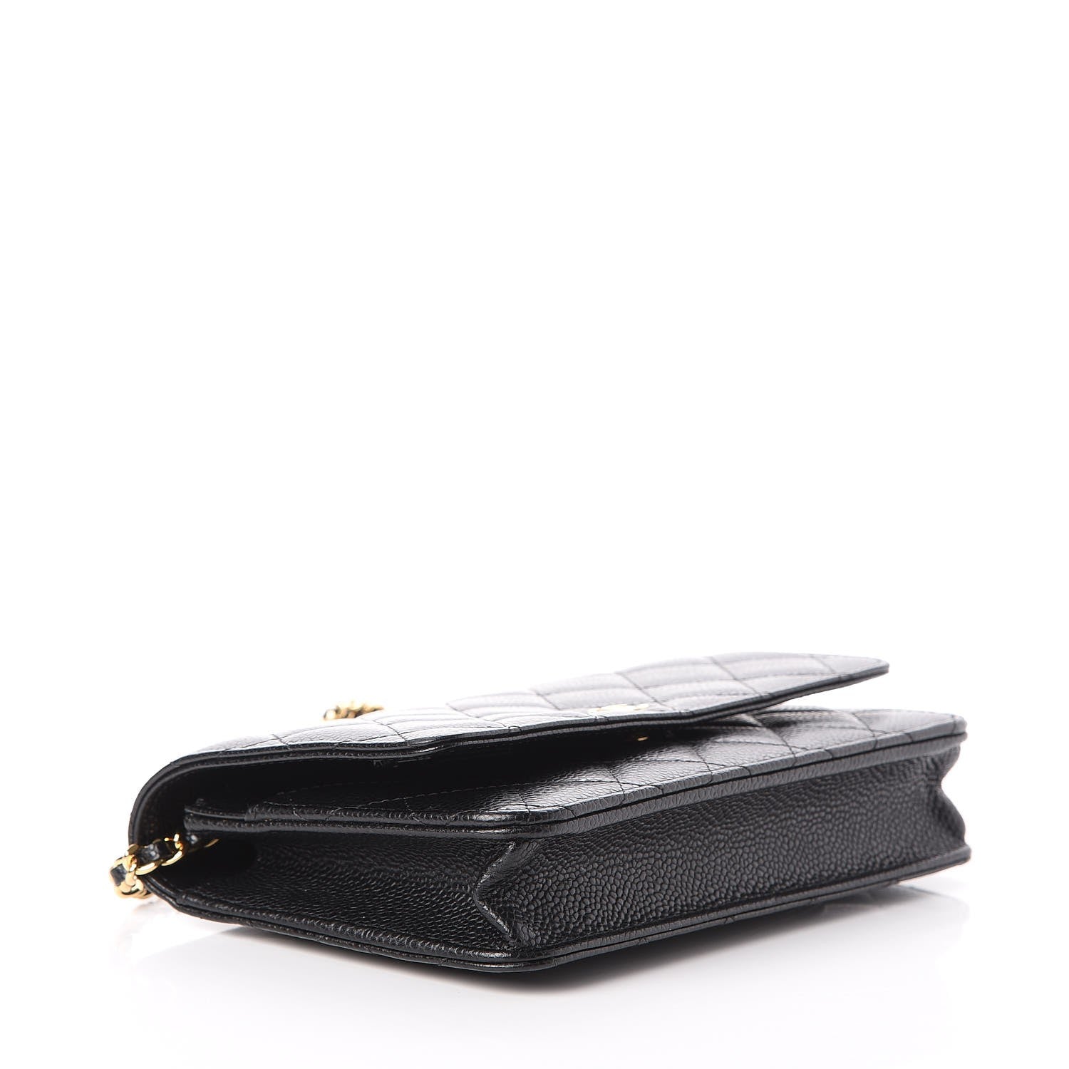 Chanel Caviar Quilted Wallet On Chain WOC Black 4 of 8