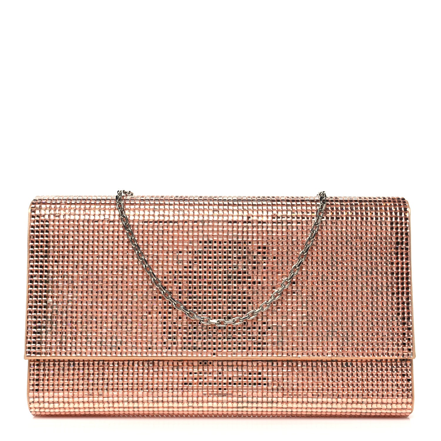 Judith Leiber Swarovski Crystal Fizzoni Clutch Champagne Procescco 1 of 9