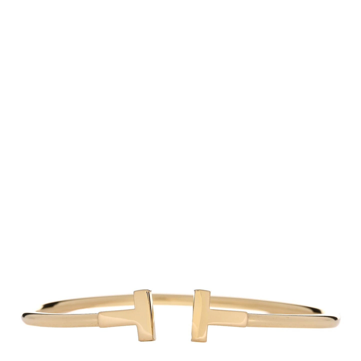 18K Yellow Gold T Wire Bracelet