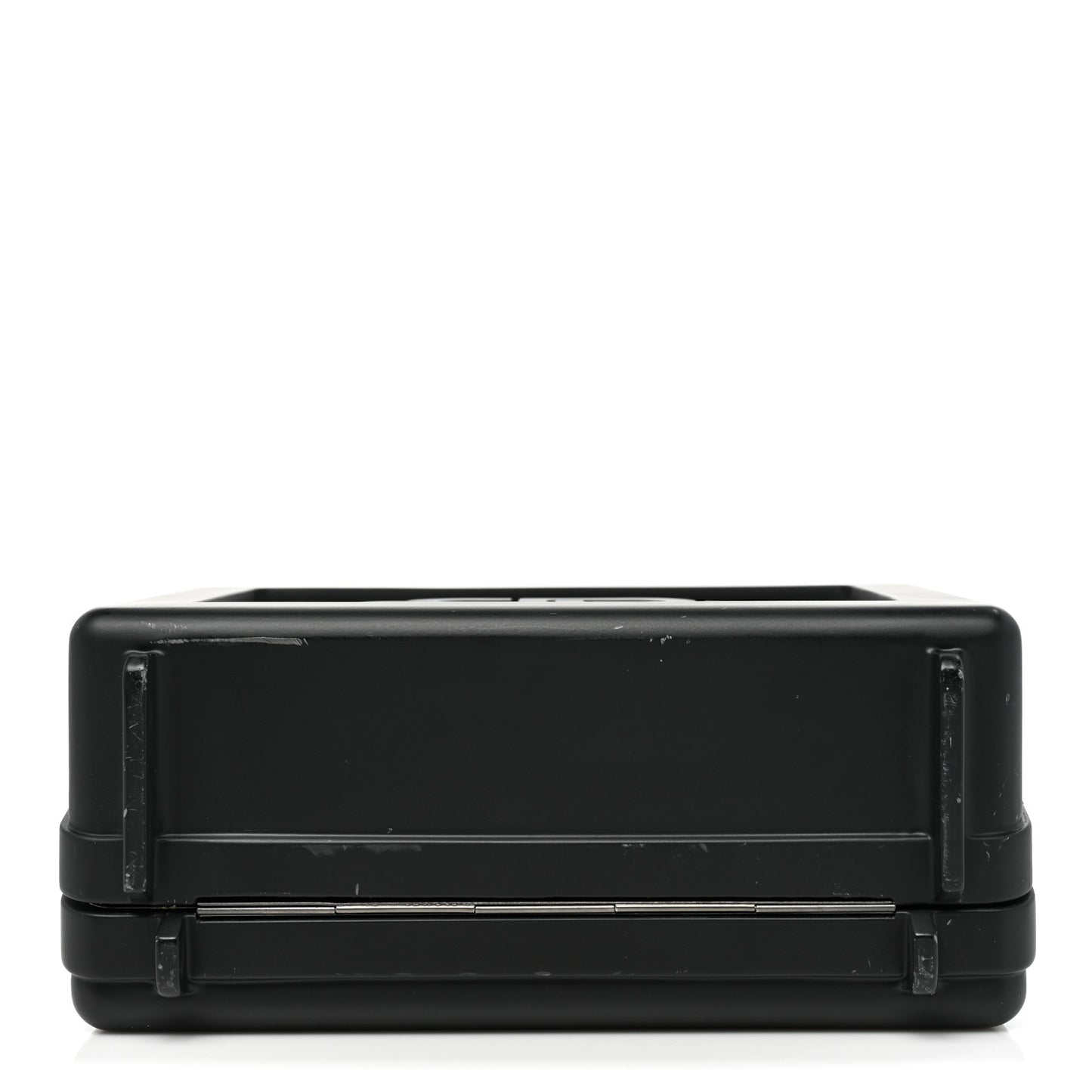 Recycled Plastic Embossed Lunch Box Top Handle Bag Black