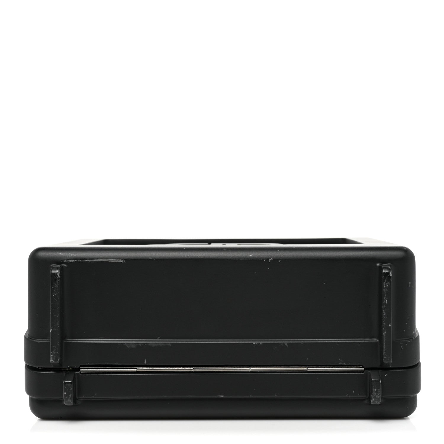 Balenciaga Recycled Plastic Embossed Lunch Box Top Handle Bag Black 6 of 11