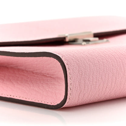 Hermes Chevre Mysore Clic 16 Wallet Rose Sakura 10 of 12