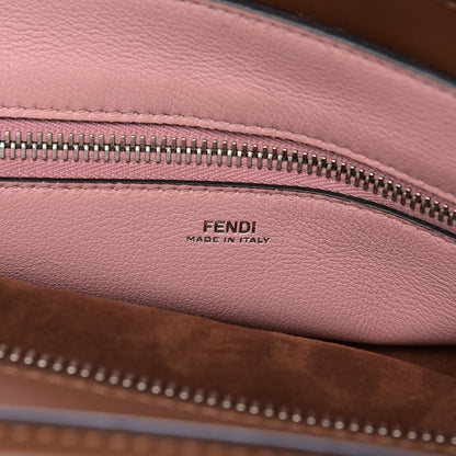 Fendi Vitello Baltico Dolce DotCom Satchel Corteccia Bubblegum 7 of 16