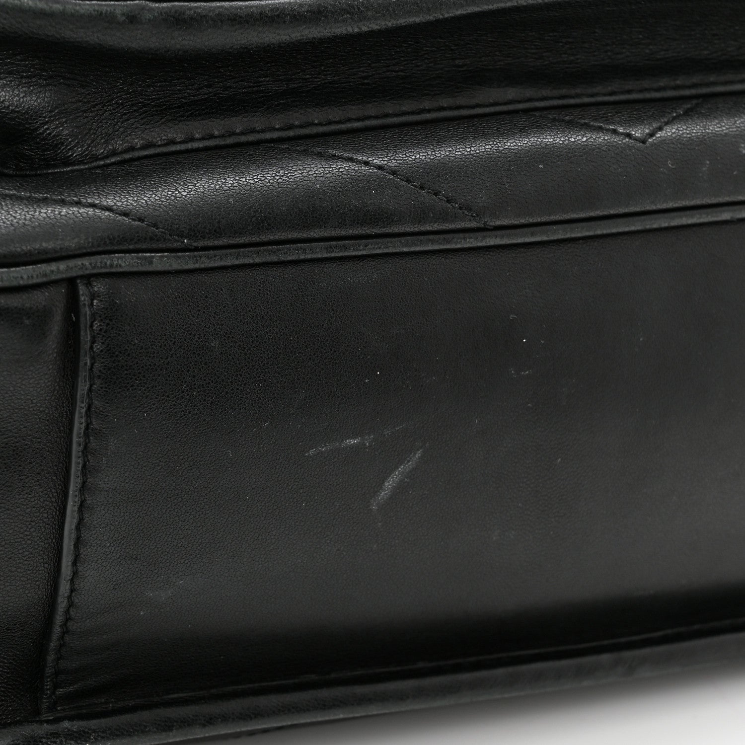 Saint Laurent Lambskin Matelasse Monogram Medium Niki Chain Satchel Black 14 of 15