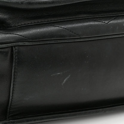 Saint Laurent Lambskin Matelasse Monogram Medium Niki Chain Satchel Black 14 of 15
