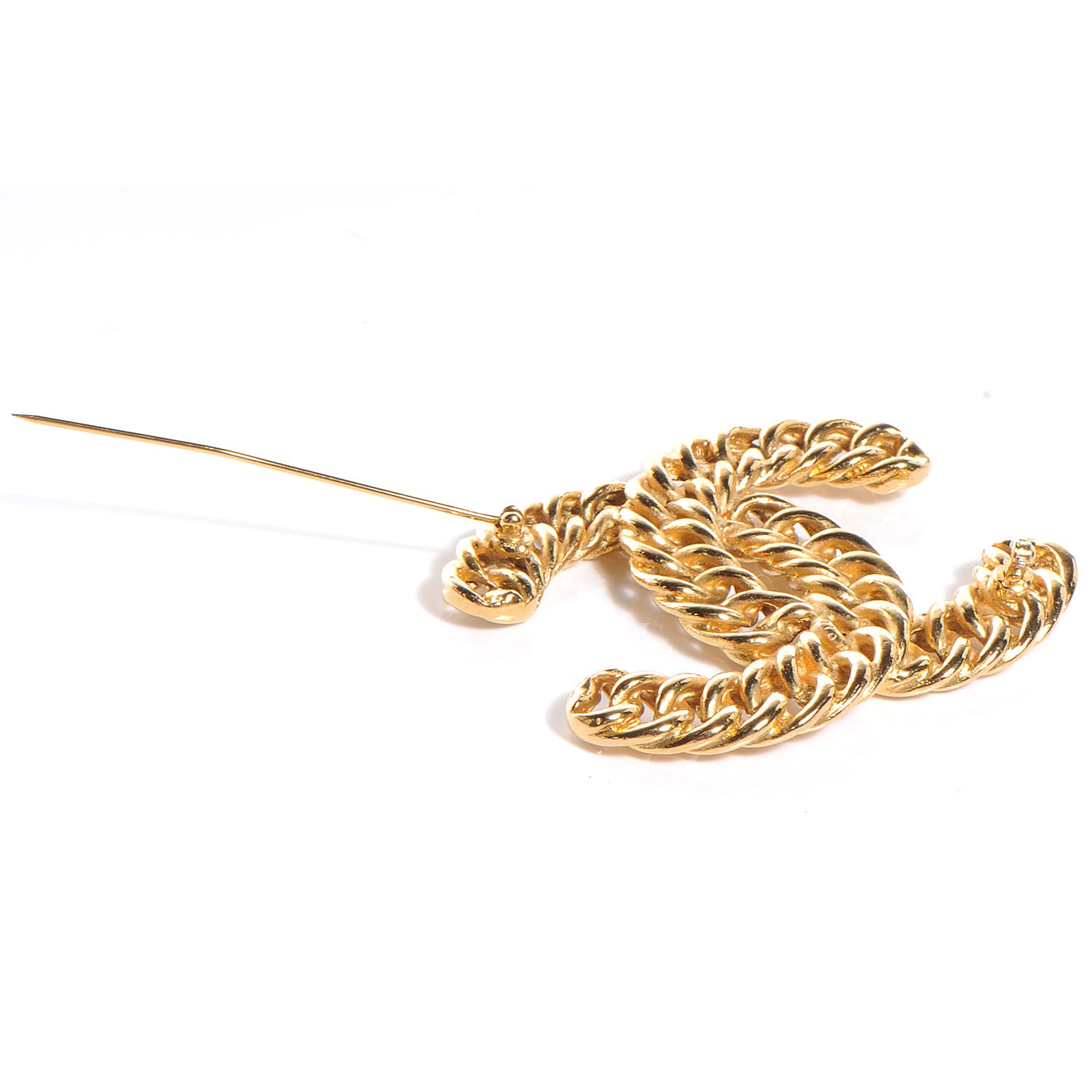 Chanel Chain CC Pin Broach 3 of 4