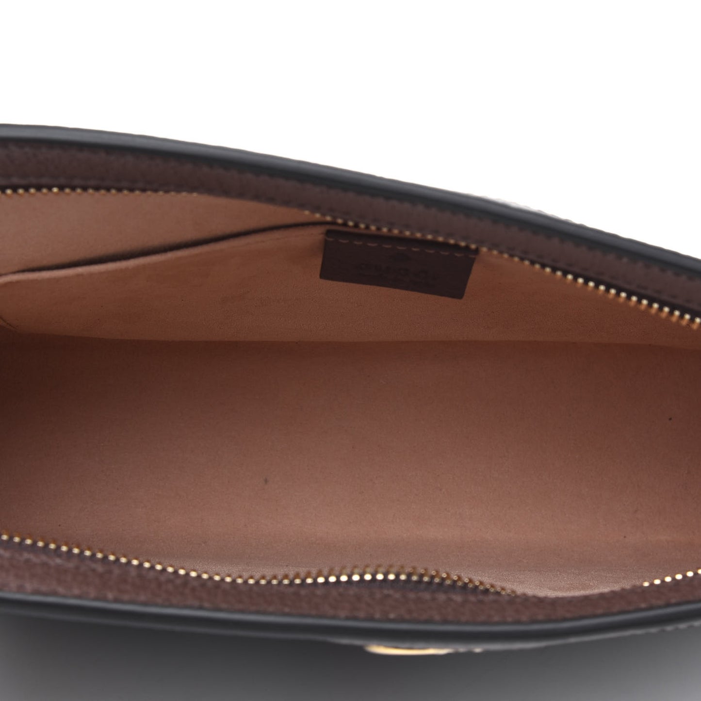 GG Supreme Monogram Web Ophidia Pouch Brown