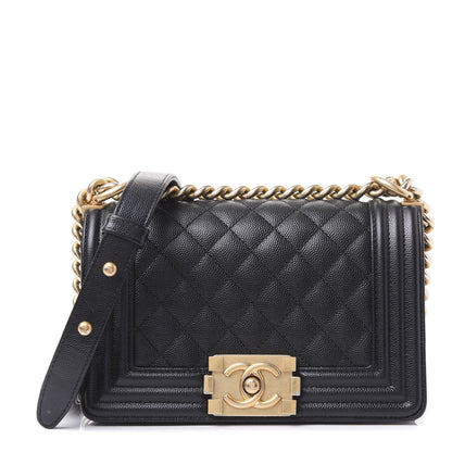 Chanel Caviar Quilted Small Boy Flap Black 1 of 10