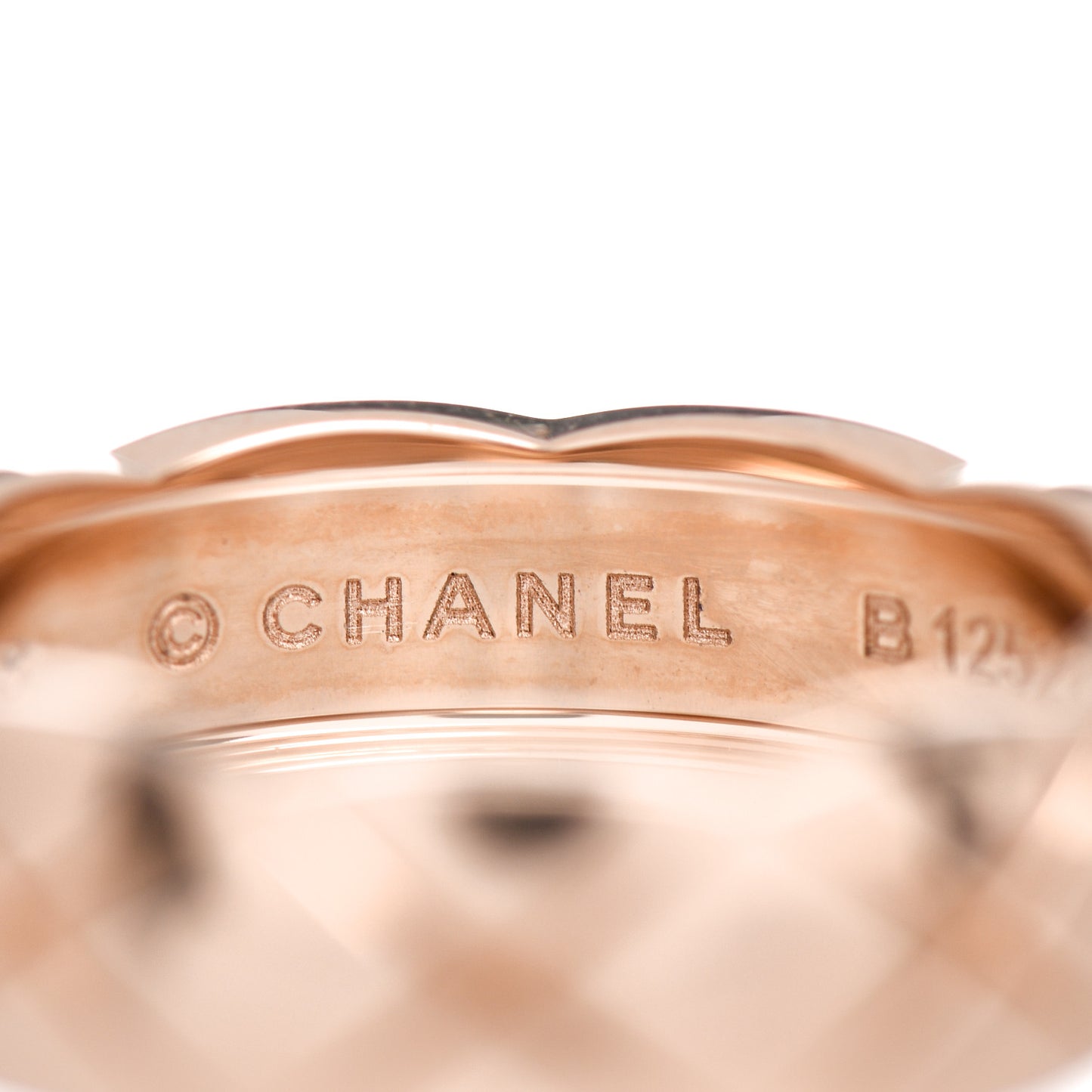 18K Beige Gold Small Coco Crush Ring 58 8.25